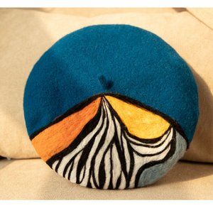 Designer Painter Hat | 100% Handmade Wool Felt